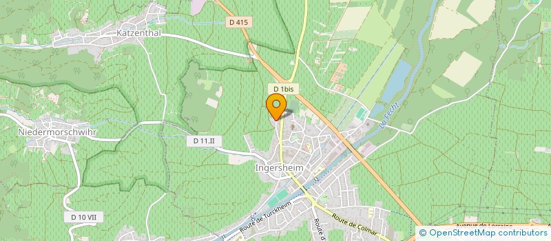 localisation de l'entreprise MONSIEUR JEAN BOHN  INGERSHEIM