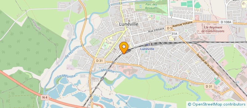 localisation de l'entreprise MONSIEUR JEAN BOHOUSSOU  LUNEVILLE