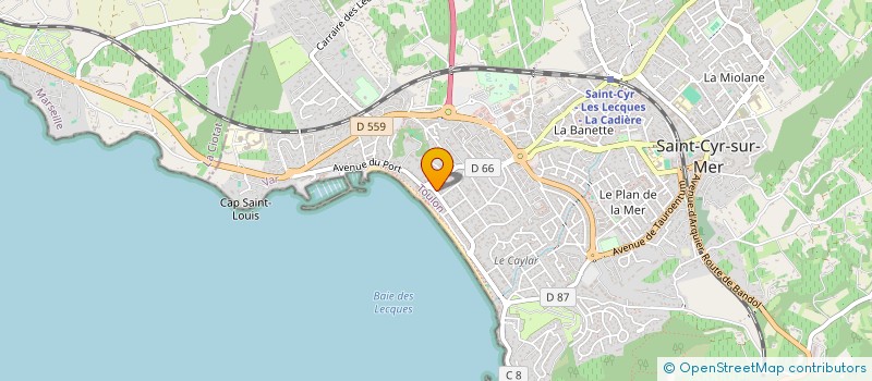 localisation de l'entreprise MONSIEUR JEAN BOILLOT à SAINT-CYR-SUR-MER