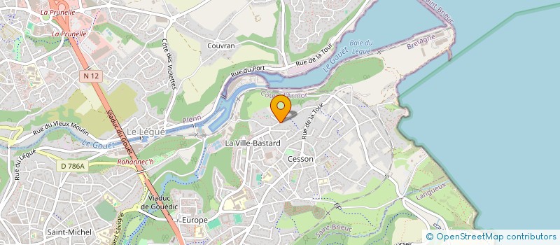 localisation de l'entreprise MONSIEUR JEAN BOISARD à SAINT-BRIEUC