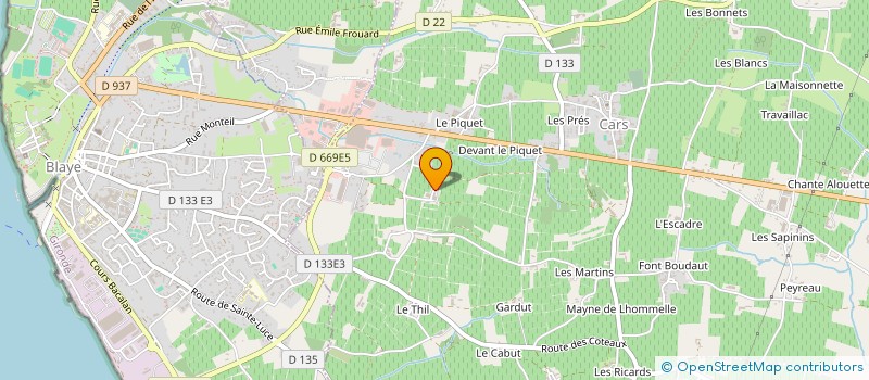 localisation de l'entreprise MONSIEUR JEAN BOISSAVY à EYRANS