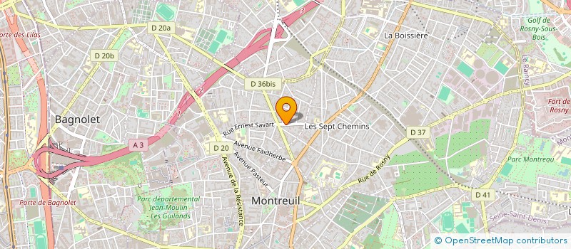 localisation de l'entreprise MONSIEUR JEAN BOISSONNADE à MONTREUIL