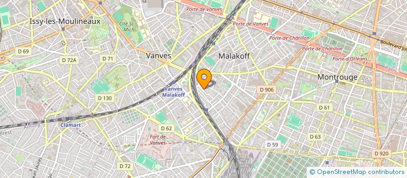 localisation de l'entreprise MONSIEUR JEAN BOIZOT à MALAKOFF
