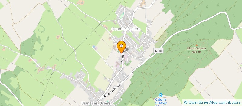 localisation de l'entreprise MONSIEUR JEAN BOLE DU CHOMONT  EVILLERS