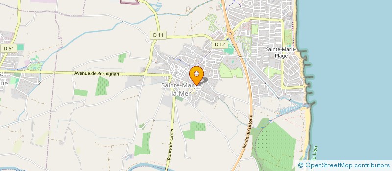 localisation de l'entreprise MONSIEUR JEAN BOLTE  SAINTE-MARIE-LA-MER