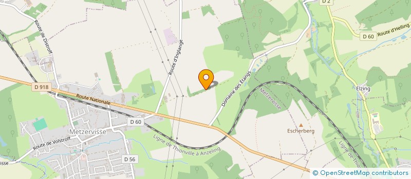 localisation de l'entreprise MONSIEUR JEAN BOLZINGER  METZERVISSE