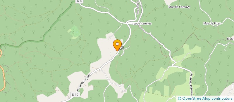 localisation de l'entreprise MONSIEUR JEAN BOMPEIX  ESCLAUZELS