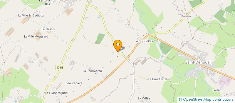 localisation de l'entreprise MONSIEUR JEAN BON à HENANSAL