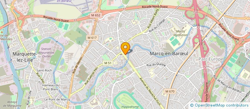localisation de l'entreprise MONSIEUR JEAN BONALDI à MARCQ-EN-BARŒUL