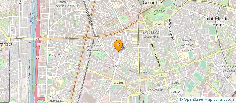 localisation de l'entreprise MONSIEUR JEAN BONFORT à GRENOBLE