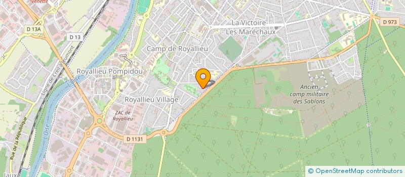 localisation de l'entreprise MONSIEUR JEAN BONHOMME à COMPIEGNE
