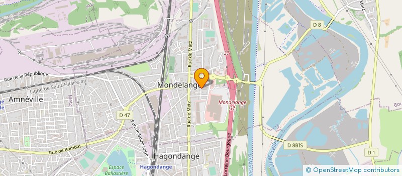 localisation de l'entreprise MONSIEUR JEAN BONI  MONDELANGE