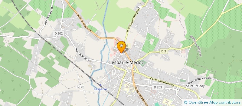 localisation de l'entreprise MONSIEUR JEAN BONIFAIT  LESPARRE-MEDOC