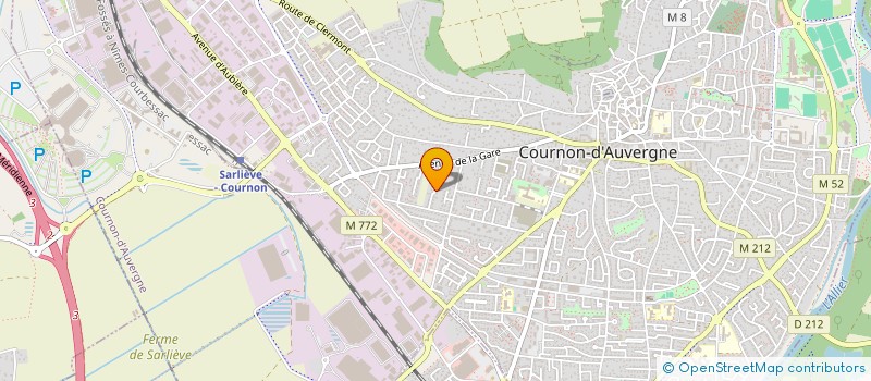 localisation de l'entreprise MONSIEUR JEAN BONNAFE à COURNON-D'AUVERGNE