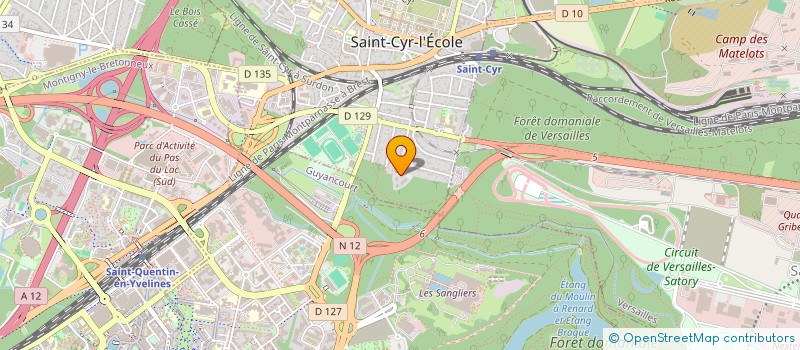 localisation de l'entreprise MONSIEUR JEAN BONNAFOUX  SAINT-CYR-L'ECOLE