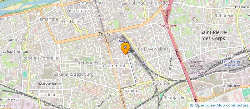 localisation de l'entreprise MONSIEUR JEAN BONNAMY  TOURS