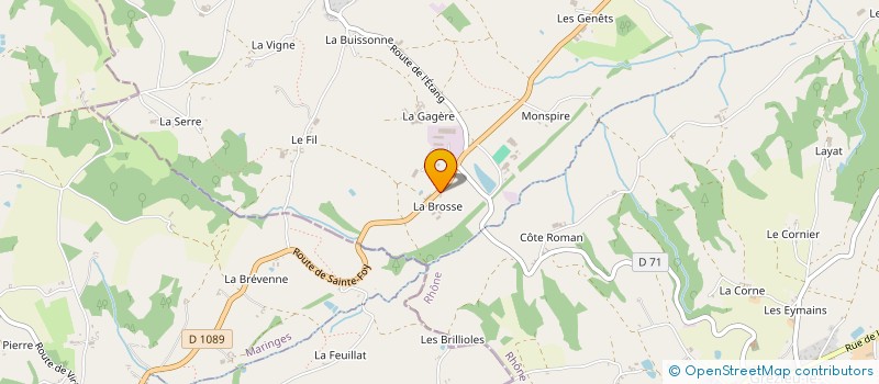 localisation de l'entreprise MONSIEUR JEAN BONNARD  AVEIZE