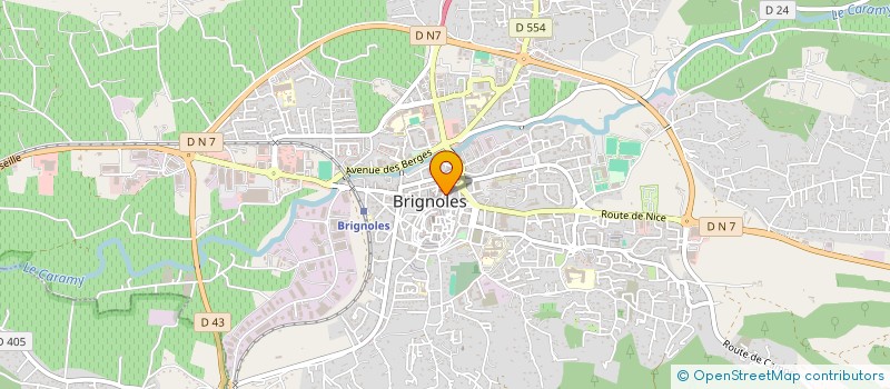 localisation de l'entreprise MONSIEUR JEAN BONNARD à BRIGNOLES
