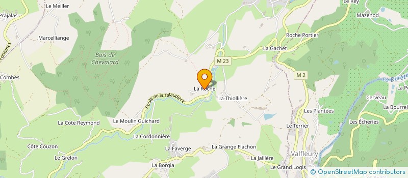 localisation de l'entreprise MONSIEUR JEAN BONNARD à SAINT-CHRISTO-EN-JAREZ