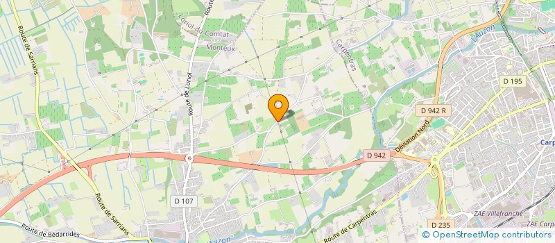 localisation de l'entreprise MONSIEUR JEAN BONNEFOI  MONTEUX