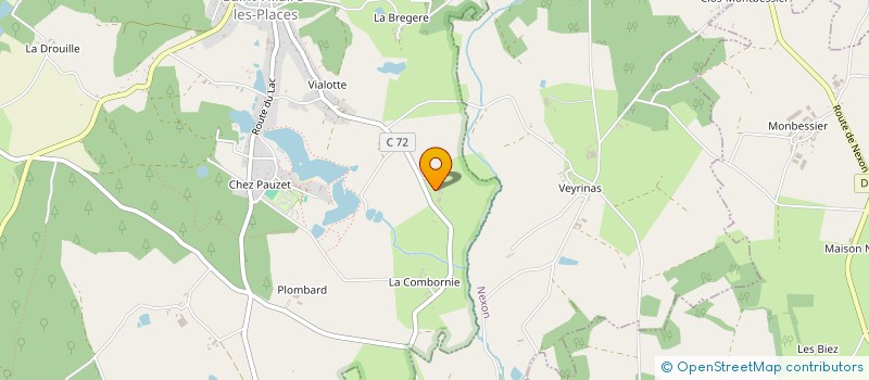 localisation de l'entreprise MONSIEUR JEAN BONNET  SAINT-HILAIRE-LES-PLACES