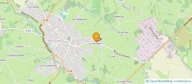 localisation de l'entreprise MONSIEUR JEAN BONNET à MORNANT