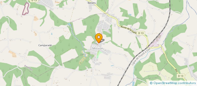 localisation de l'entreprise MONSIEUR JEAN BONNET  HABAS