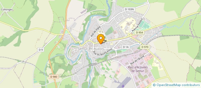 localisation de l'entreprise MONSIEUR JEAN BONNET à SEMUR-EN-AUXOIS