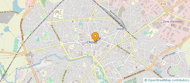 localisation de l'entreprise MONSIEUR JEAN BONNIN à CHOLET