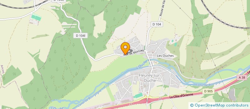 localisation de l'entreprise MONSIEUR JEAN BONNOT à FLEUREY-SUR-OUCHE