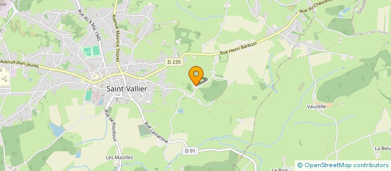 localisation de l'entreprise MONSIEUR JEAN BONNOT  SAINT-VALLIER