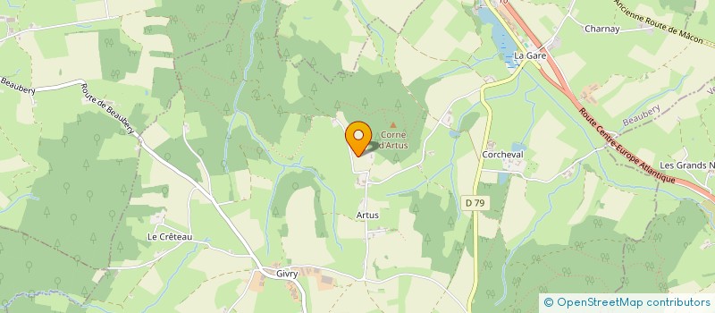 localisation de l'entreprise MONSIEUR JEAN BONNOT  BEAUBERY