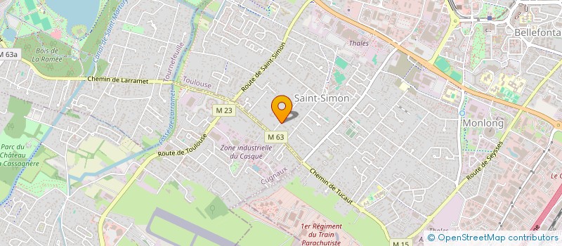 localisation de l'entreprise MONSIEUR JEAN BONZOM à TOULOUSE