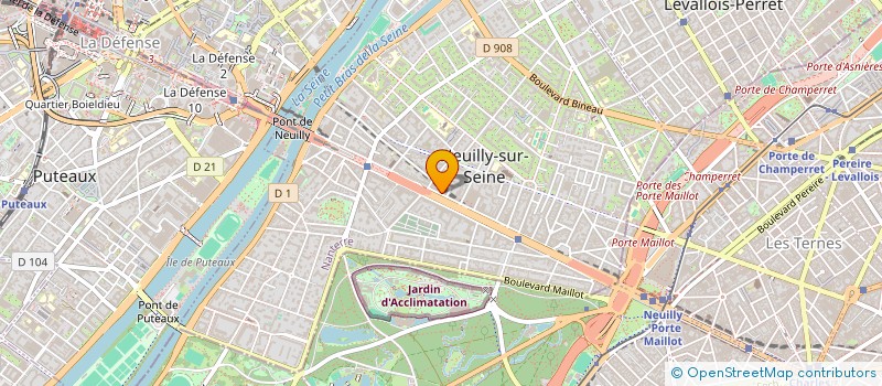 localisation de l'entreprise MONSIEUR JEAN BOORTE à NEUILLY-SUR-SEINE