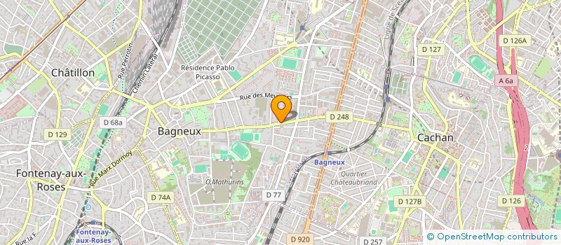 localisation de l'entreprise MONSIEUR JEAN BOQUET à BAGNEUX