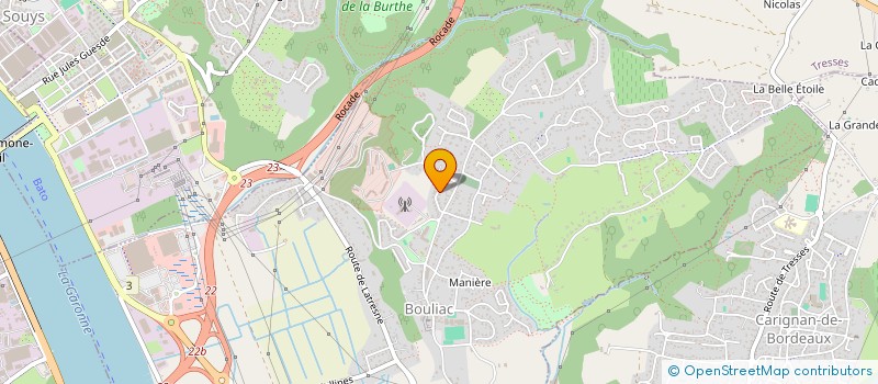 localisation de l'entreprise MONSIEUR JEAN BORDAS  BOULIAC