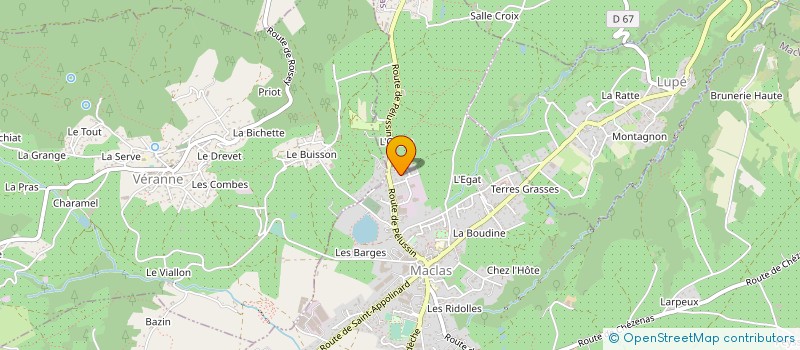 localisation de l'entreprise MONSIEUR JEAN BORDE  VERANNE