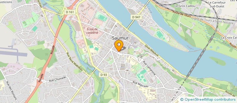 localisation de l'entreprise MONSIEUR JEAN BORDEAU à SAUMUR