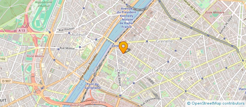 localisation de l'entreprise MONSIEUR JEAN BORDERIE  PARIS