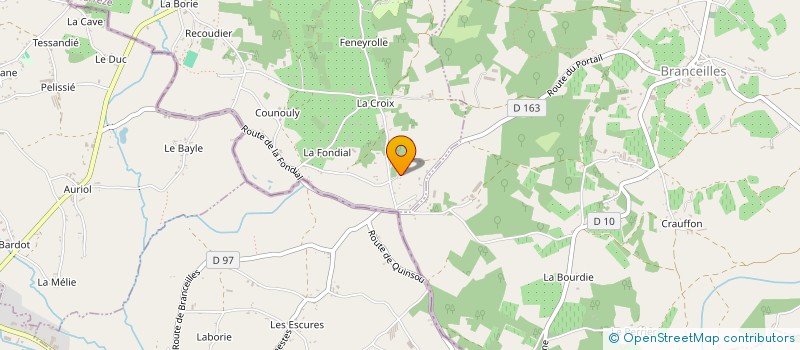 localisation de l'entreprise MONSIEUR JEAN BORDERIE  CHAUFFOUR-SUR-VELL