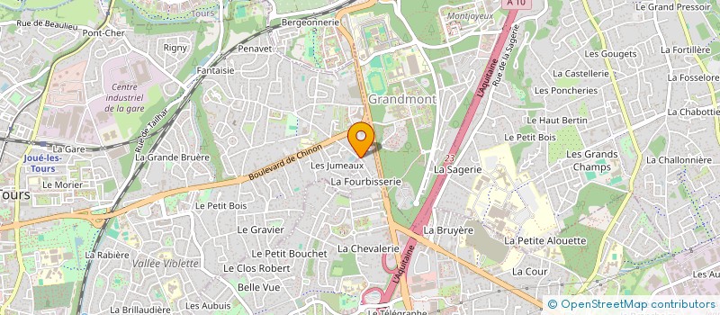 localisation de l'entreprise MONSIEUR JEAN BORDERON  CHAMBRAY-LES-TOURS