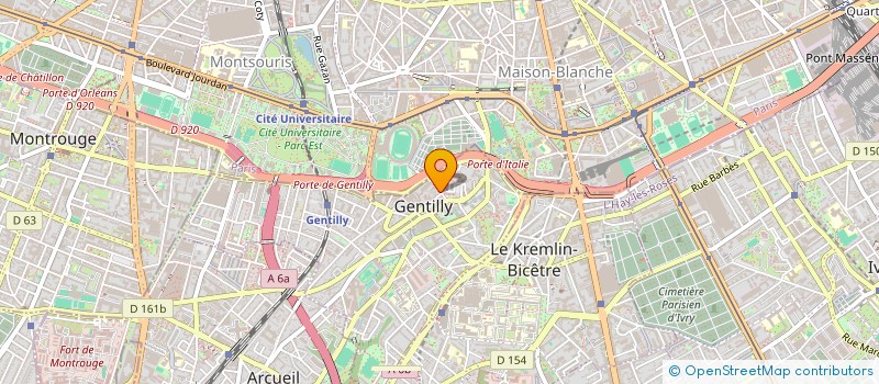 localisation de l'entreprise MONSIEUR JEAN BORDES à GENTILLY