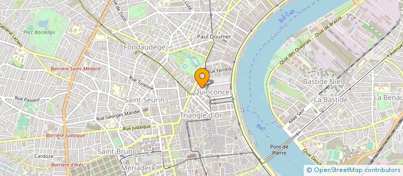 localisation de l'entreprise MONSIEUR JEAN BORDIER à BORDEAUX