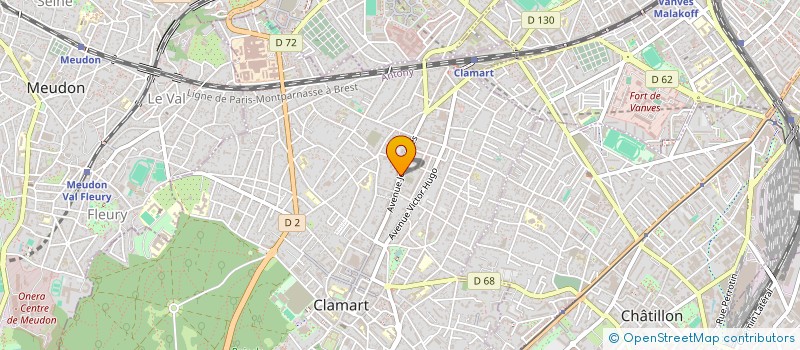 localisation de l'entreprise MONSIEUR JEAN BORE à CLAMART