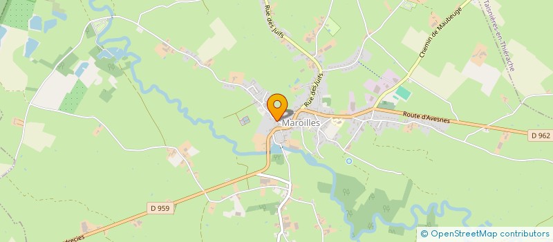 localisation de l'entreprise MONSIEUR JEAN BORELLA  MAROILLES