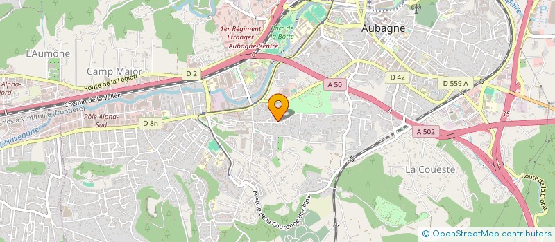 localisation de l'entreprise MONSIEUR JEAN BORGHINO à AUBAGNE