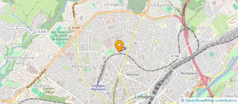 localisation de l'entreprise MONSIEUR JEAN BORGIALLO à LIMOGES