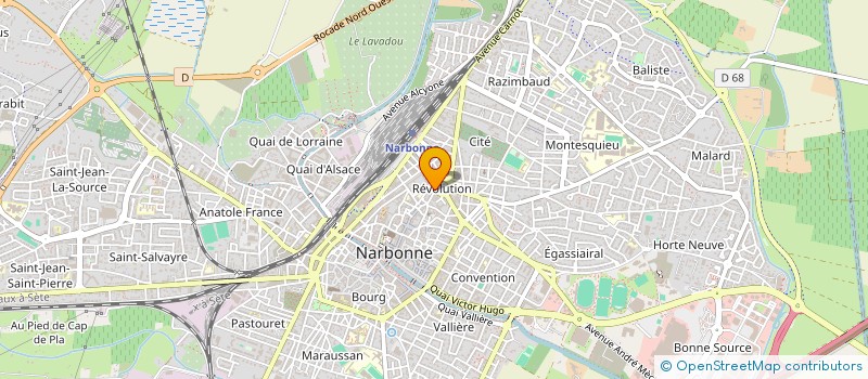 localisation de l'entreprise MONSIEUR JEAN BORIES à NARBONNE