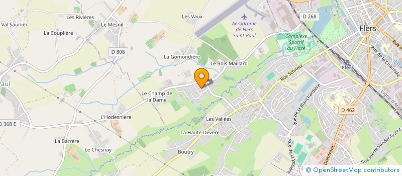 localisation de l'entreprise MONSIEUR JEAN BORIS BOIS à SAINTE-OPPORTUNE