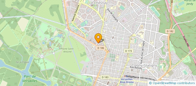 localisation de l'entreprise MONSIEUR JEAN BORK  LE CHESNAY-ROCQUENCOURT